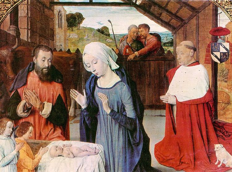 Jean Hey The Nativity of Cardinal Jean Rolin Spain oil painting art